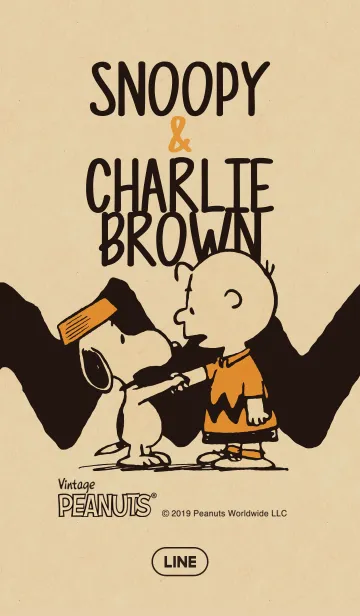 [LINE着せ替え] スヌーピー＆チャーリー・ブラウンの画像1
