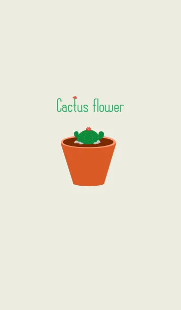 [LINE着せ替え] Cactus flower.の画像1