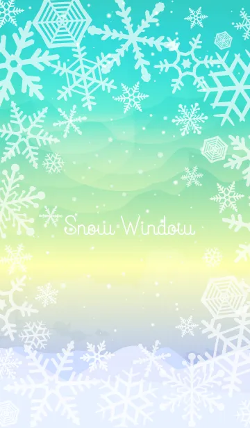 [LINE着せ替え] 雪の窓 5の画像1