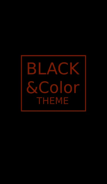 [LINE着せ替え] ブラック＆カラー 9の画像1