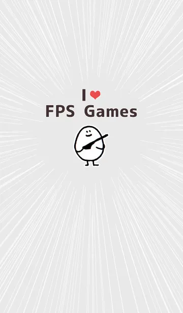 [LINE着せ替え] I love FPS gamesの画像1