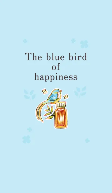 [LINE着せ替え] 幸せを呼ぶ青い鳥の画像1