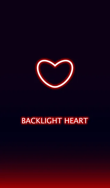 [LINE着せ替え] Backlight Heartの画像1