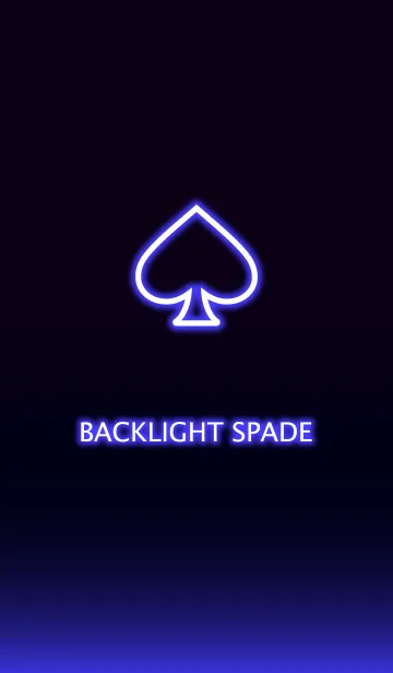 [LINE着せ替え] Backlight Spadeの画像1