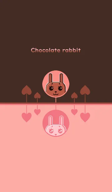 [LINE着せ替え] チョコレートウサギの画像1