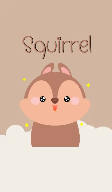 [LINE着せ替え] Petty Squirrel Theme (jp)の画像1