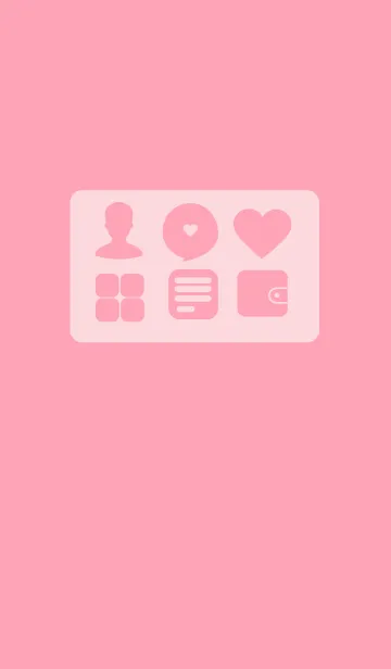 [LINE着せ替え] Simple flamingo pink Theme Vr.2 (jp)の画像1