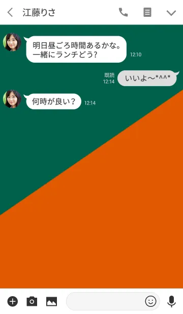 [LINE着せ替え] ツーカラー 2の画像3