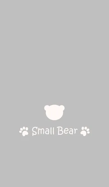 [LINE着せ替え] Small Bear *GRAY*の画像1