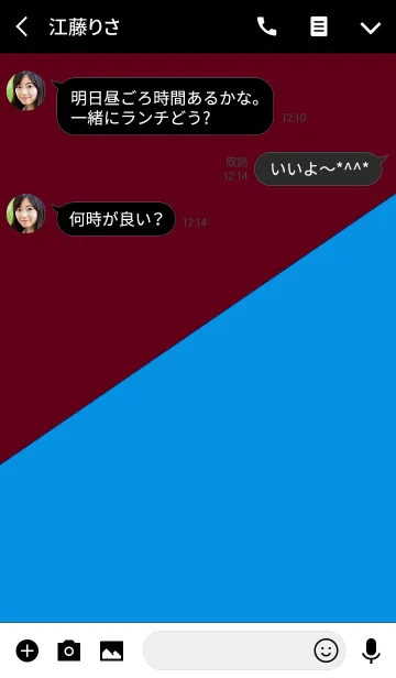 [LINE着せ替え] ツーカラー 8の画像3