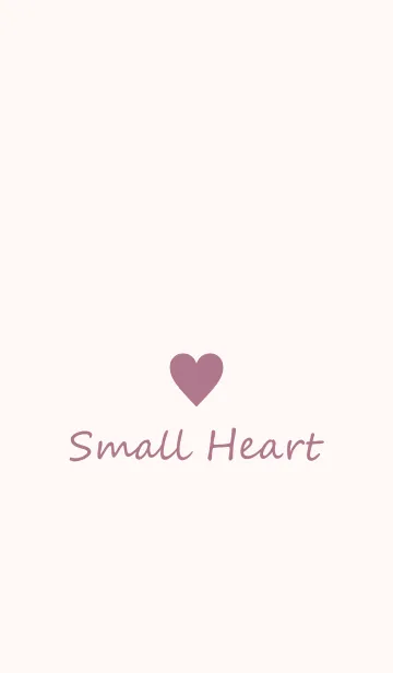 [LINE着せ替え] Small Heart *Smoky Lilac*の画像1