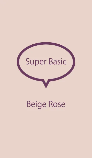 [LINE着せ替え] Super Basic Beige Roseの画像1