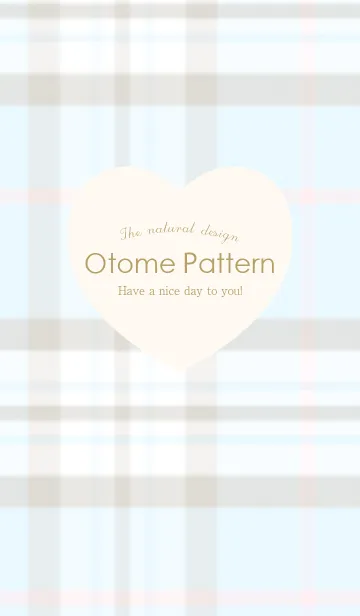 [LINE着せ替え] Otona Pattern Baby Blueの画像1