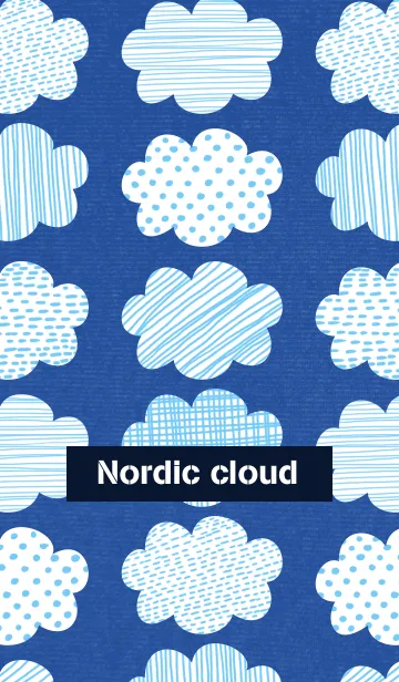 [LINE着せ替え] 北欧風の雲の画像1