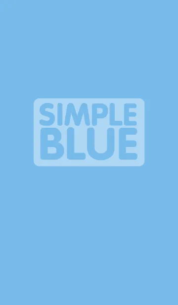 [LINE着せ替え] Simple Blue Theme Vr1 (jp)の画像1