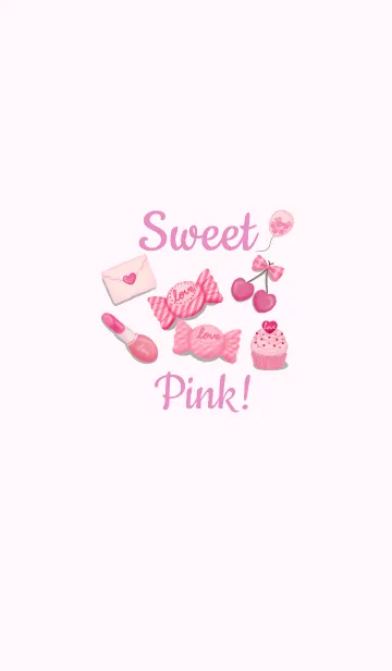 [LINE着せ替え] sweet pink＊*の画像1