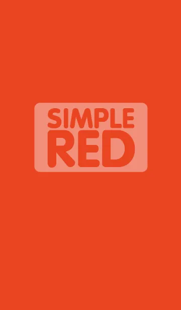 [LINE着せ替え] Simple Red Theme Vr.1 (jp)の画像1