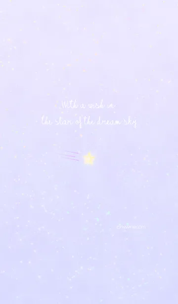 [LINE着せ替え] 夢色の空の星に願いをこめての画像1