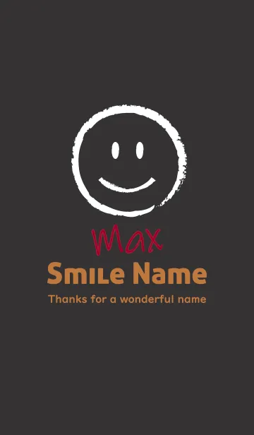 [LINE着せ替え] Smile Name Maxの画像1