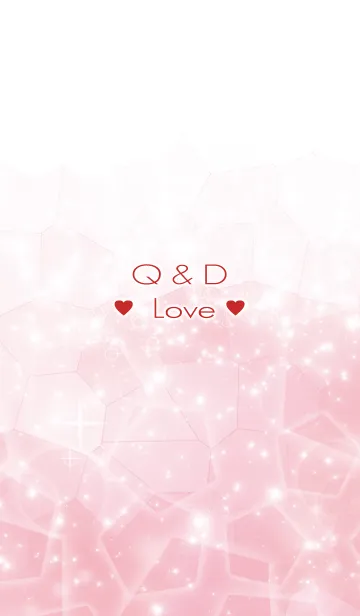 [LINE着せ替え] Q ＆ D Love☆Initial☆Themeの画像1