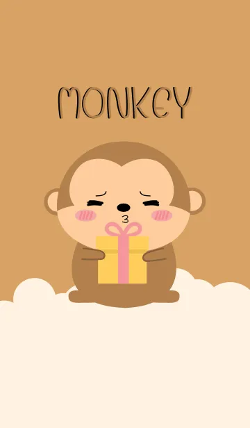 [LINE着せ替え] I Love Lovely Monkey Theme (jp)の画像1