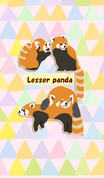 [LINE着せ替え] レッサーさん レッサーパンダの画像1