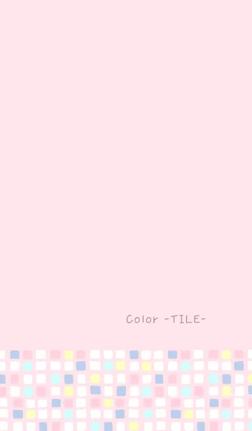 [LINE着せ替え] Color -TILE- 68の画像1