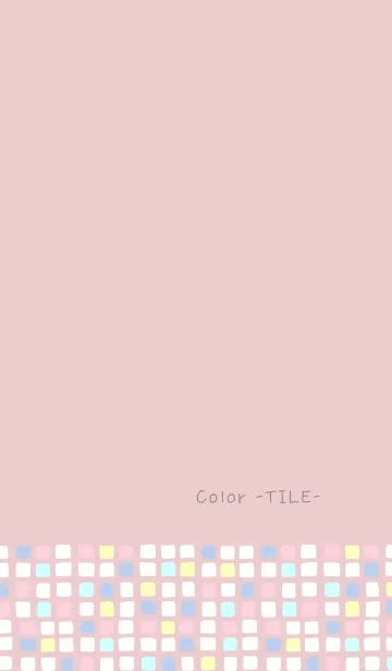 [LINE着せ替え] Color -TILE- 69の画像1