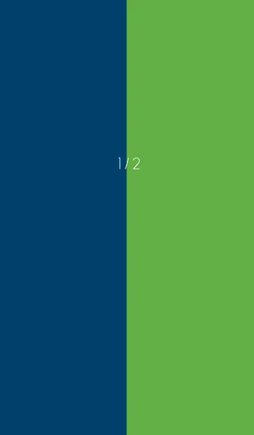 [LINE着せ替え] 1/2 緑と青の画像1