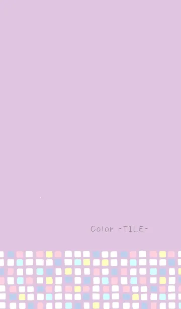 [LINE着せ替え] Color -TILE- 70の画像1