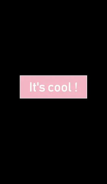 [LINE着せ替え] It's cool ！ - Black Pink -の画像1
