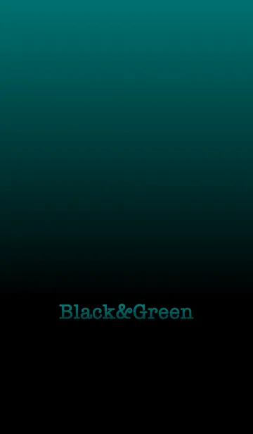 [LINE着せ替え] シンプル 緑と黒 ロゴ無し No.6の画像1