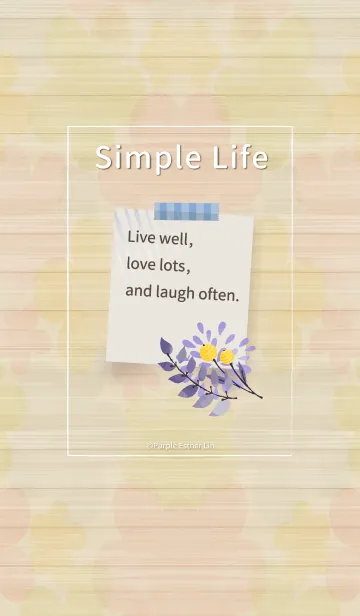 [LINE着せ替え] Simple Life Everydayの画像1