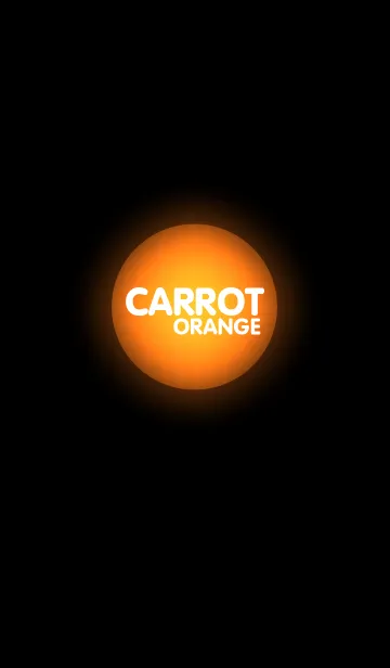 [LINE着せ替え] Simple Carrot Orange Light Theme (jp)の画像1