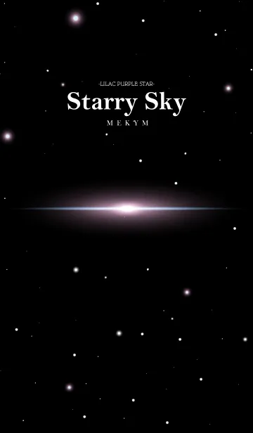 [LINE着せ替え] Starry Sky -LILAC PURPLE STAR-の画像1