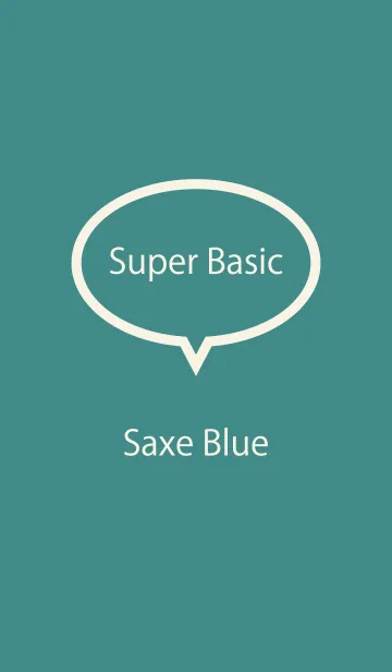 [LINE着せ替え] Super Basic Saxe Blueの画像1