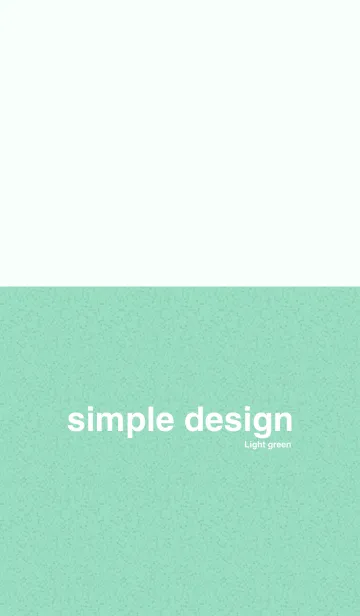 [LINE着せ替え] 薄緑色のシンプルなデザインの画像1