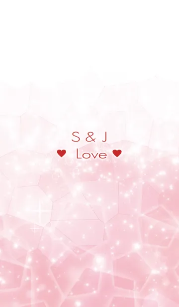 [LINE着せ替え] S ＆ J Love☆Initial☆Themeの画像1
