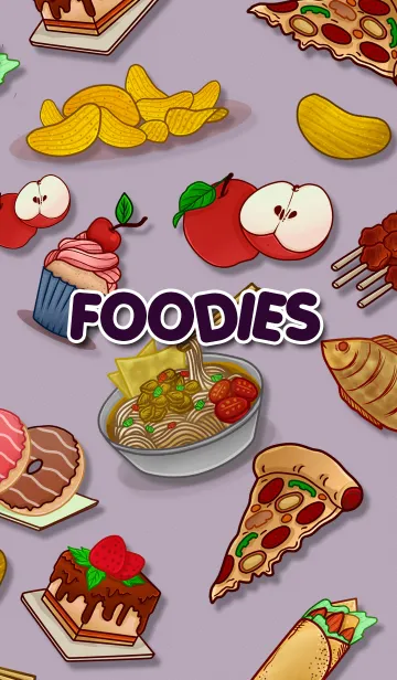 [LINE着せ替え] Foodiesの画像1