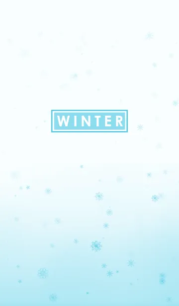 [LINE着せ替え] Winter in Blueの画像1