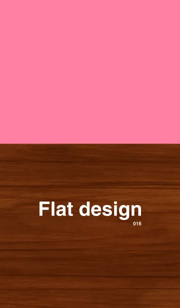 [LINE着せ替え] 木とピンクのシンプルデザインの画像1