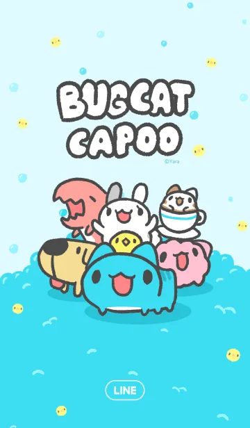 [LINE着せ替え] BugCat-Capoo (Bubble)の画像1