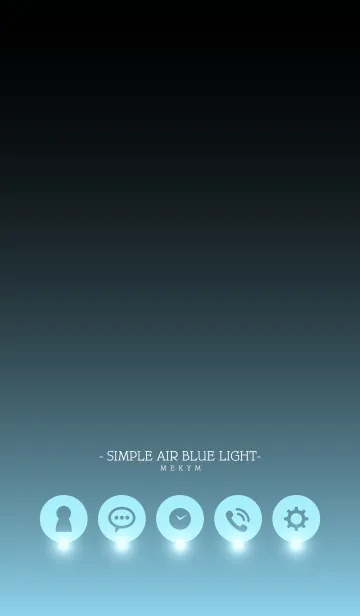 [LINE着せ替え] - SIMPLE AIR BLUE LIGHT -の画像1