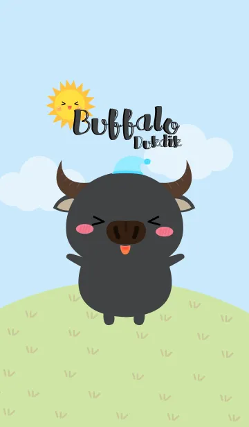 [LINE着せ替え] Lovely Buffalo Duk Dik Theme 2 (jp)の画像1