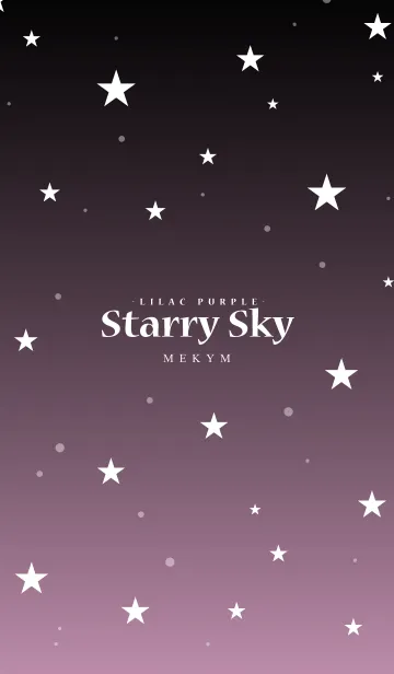 [LINE着せ替え] - Starry Sky Lilac Purple -の画像1