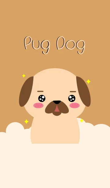 [LINE着せ替え] Petty Pug Dog Theme (jp)の画像1