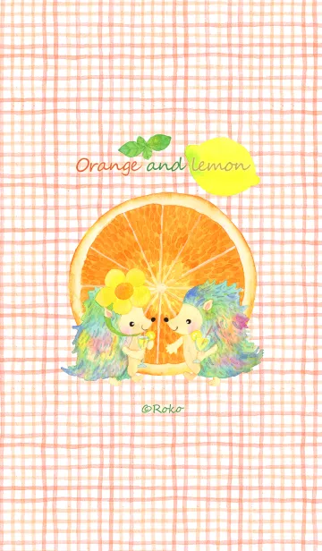 [LINE着せ替え] オレンジとレモンの画像1