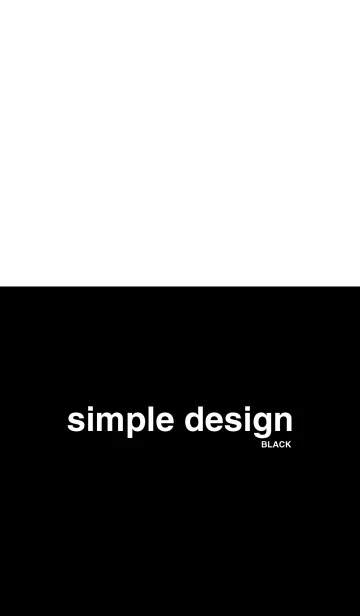 [LINE着せ替え] 黒×黒のシンプルなデザインの画像1