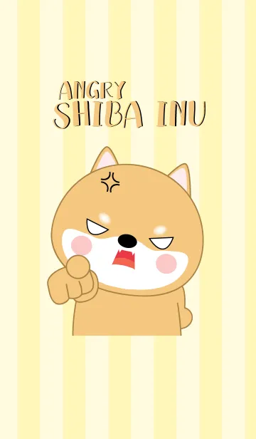 [LINE着せ替え] Angry Shiba Inu Icon (jp)の画像1