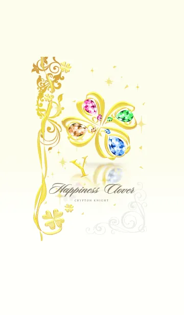 [LINE着せ替え] Happiness Clover_Yの画像1